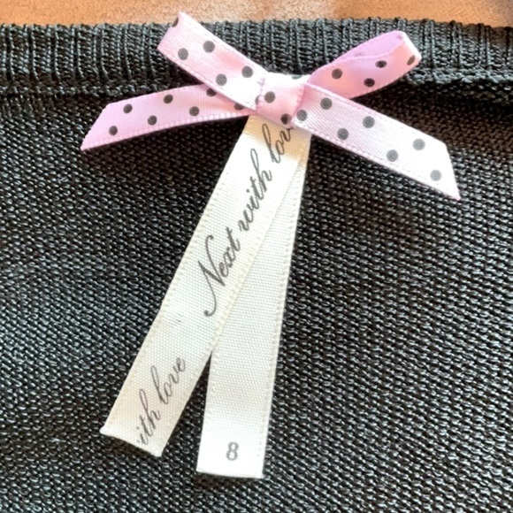 𝅺Next Black Short Sleeved Button Down - US 4 - Picture 7 of 8